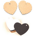 Custom Full Color Heart Shaped Kraft Paper Hang Tags